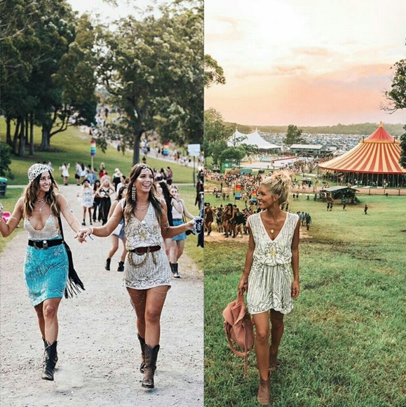 New spell designs elsa sequin dress eggnog S gold - Picture 6 of 8